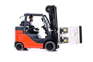 Home paper roll handling forklift